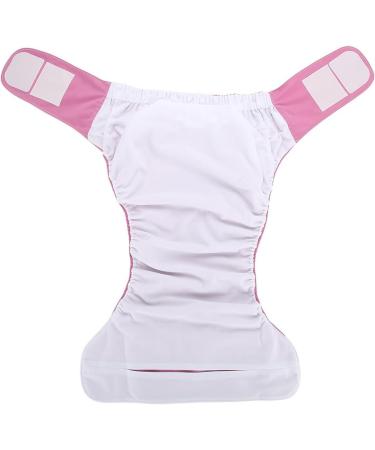 Adjustable Adult Cloth Diapers Pants | Washable & Reusable | Leak-Free Incontinence Care Underwear for Elderly | Pink - Buy Online on GoSupps.com