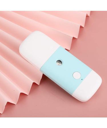 15ml Usb Nano Mist Spray Handy Humidifier Face Hydration Atomization Sprayer Rechargeable Portable Nano Ionic Face Steame (Blue)