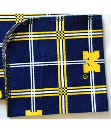 Set of 5 Wolverines Fan Printed Flannel Paperless Towels - 12x12 Inches, 1 Ply - Buy Online on GoSupps.com