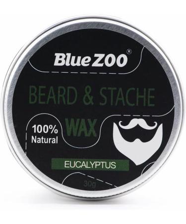 jojomis 30g Beard Balm with Sandalwood/Eucalyptus/Sweet Orange Scent Grooming Growth Soften Mustaches - Eucalyptus - Buy Online on GoSupps.com