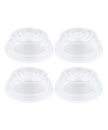 Milisten 4pcs Clear Breast Pump Shields Replacement Silicone Diaphragms for Advanced Breast Pumps