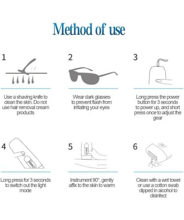 Laser Hair Removal IPL Hair Removal System 5 Levels Manual & Auto Modes Permanent & Painless Lazer Removal Hair Tool for Men and Women Body Face Pubic Hair Bikini Zone - Buy Online on GoSupps.com