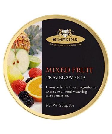 Simpkins Mixed Fruit Travel Sweets 200g (Pack of 2)