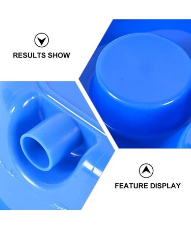 ToddMomy Shampoo Basin for Bed Hair Washing | Retractable Hose & Plastic Compartment - Ideal for Disabled Pregnant Women Seniors & Kids - Blue - Buy Online on GoSupps.com
