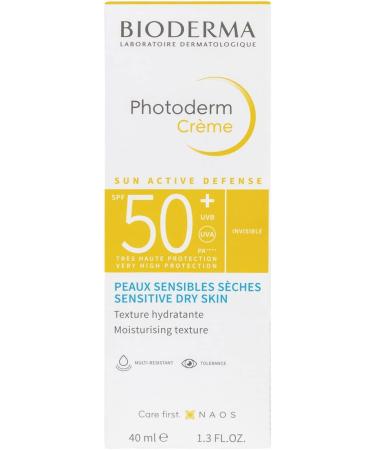 Bioderma Photoderm Cream SPF50+ Face sunscreen for sensitive skin 40ML - Buy Online on GoSupps.com