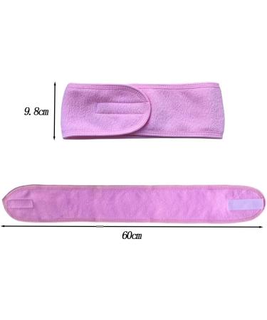 LHQYKHOZ 3-piece Velcro Hair Band Adjustable Makeup Hair Band Self-adhesive Yoga Hair Band Suitable for Beauty Sports Yoga Face Washing etc - Buy Online on GoSupps.com
