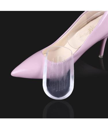 PLAFOPE Anti-Slip Heel Protectors Half Insoles - Transparent Gel Cups for Foot Care in High Heels - Buy Online on GoSupps.com