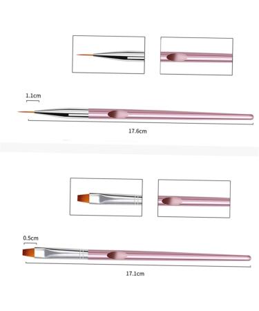 Beaupretty Acrylic Nail Pen Paint nail detail Pen Nail Art Painting pencil Nail Art Pen nail art polish brush nail art tools manicure for nails Nail Supplies Paint pen 3d metal Tools - Buy Online on GoSupps.com