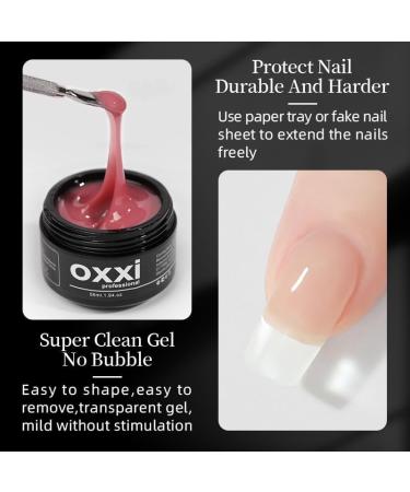 Gel for Nail Extension Manicure Poly Nail Gellac 56ml Builder uv led Gel Polish Semi-Permanent Nude Natural Acryl Varnish - (Color: Gel for extension-10) - Buy Online on GoSupps.com