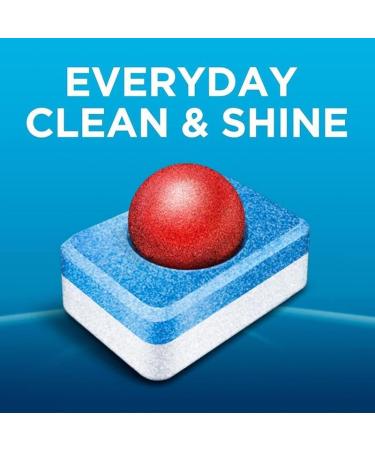 Powerball Dishwasher Detergent 24 Tabs - Tough Mess Cleaning Fresh Scent Sparkling Clean with Moofin Towel | International Shipping - Buy Online on GoSupps.com