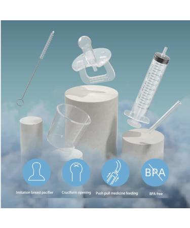 Baby Medicine Syringe Pacifier | Liquid Dispenser for Newborn & Infant | Oral Feeding Essentials (1 Pk) - Buy Online on GoSupps.com