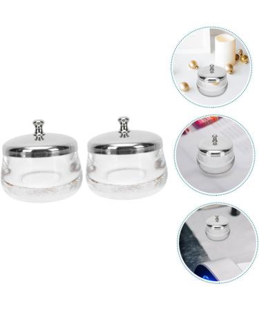 Set of 2 Glass Nail Wash Cups Glass Cup Manicure Pen Manicure Pen Cup Cup Liquid Nail Pen Cup Container Nail Polish Stainless Steel - Buy Online on GoSupps.com