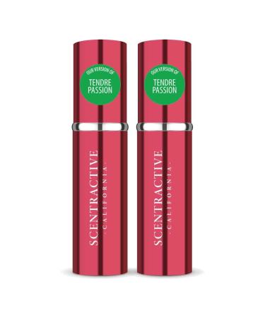 CA Perfume Impression of Christian D. Tendre Passion For Women Replica Version Fragrance Dupes Concentrated Long Lasting Eau de Parfum Spray Refillable Atomizer Bottle 0.17 Fl Oz/5ml-X2 CHRISTIAN D. TENDRE PASSION IMPRESSION 0.34 Fl Oz (Pack of 1)