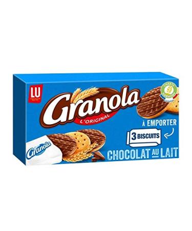 LU GRANOLA|Granola Sables Nappes Chocolate Milk Pocket 225G|(Pack of 4)|best deal