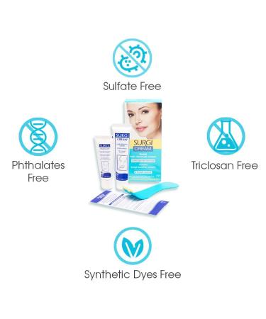 Surgi-Cream Facial Hair Removal Cream - Extra Gentle 1 oz | Fast & Effective Results - Buy Online on GoSupps.com