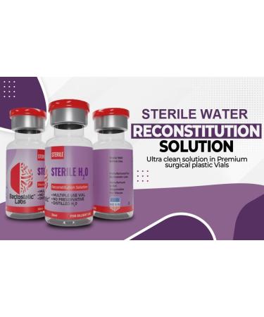 New Sterile H20 2-Pack (30mL) by Bactostatic Labs - Sterile Water for Injections - Buy Online on GoSupps.com