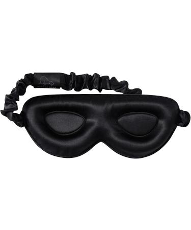 Alaska Bear Silk Contour Sleep Mask 22 Momme Luxury Adjustable 3D Padded Eye Mask - Gift Box Included - Buy Online on GoSupps.com