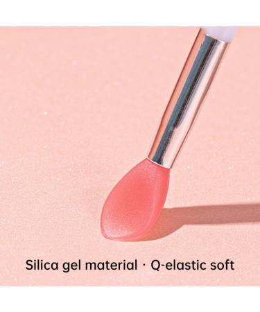 Silicone Lip Brushes Mini Lip Scrub Exfoliating Brush Reusable Lip Balm Applicators 10pcs for Lip Care Lip Gloss Lip Masks Eyeshadow Pink - Buy Online on GoSupps.com