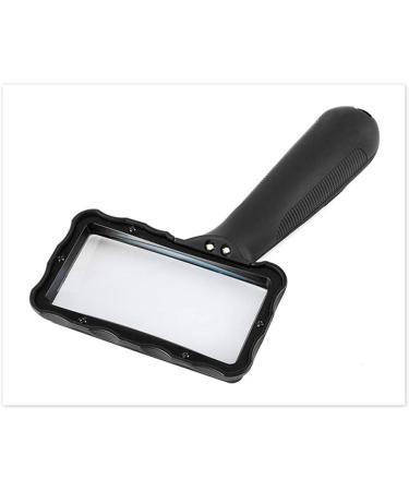 Magnifier with Lights Oblique Handle Read Magnifier 115 * 165 * 30mm Rectangular Lens Old Man Child Student Reading Read Newspapers Made in China - Buy Online on GoSupps.com