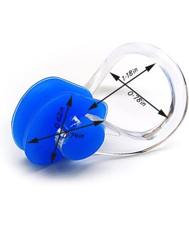 BRBD Waterproof Silicone Swimming Nose Clip Plugs for Adults & Children 7+ - 12 Pack - Buy Online on GoSupps.com