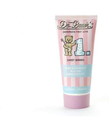 Dr. Bauer's Baby Toothpaste with Fluoride - Sweet Berries Flavor (Pack of 2 x 50ml) - Safe Children's Toothpaste for Healthy Smiles - Buy Online on GoSupps.com