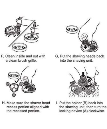 MAX-T Electric Shaver Replacement Heads - Silver - Buy Online on GoSupps.com