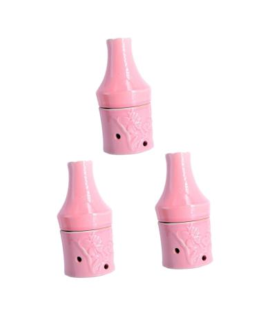 Minkissy porcelain-moxa-etui ceramic tools facial massage tool moxa massage pot moxa burning tool moxibuspot device ceramic moxibuspot face pink