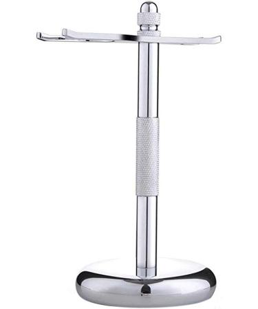 Durable Stainless Steel Razor Holder & Shaving Brush Organizer for Men - Fashionable & Practical 7x15cm Silver - Buy Online on GoSupps.com