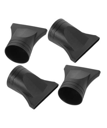 Beavorty 4pcs Hair Dryer Accessories Dryer Parts Hair Dryer Nozzle Hair Dryer Replacement Parts Black Plastic