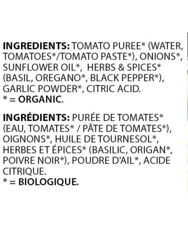Sahara Organic Basil Pasta Sauce - No Salt & Sugar Added (6-Pack) 6 x 740ml Basil - No Salt/Sugar Added - Buy Online on GoSupps.com