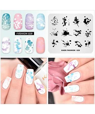 KADS Nail Art Stamping Plates - Fashion Manicure Print Templates - FA029 - Buy Online on GoSupps.com