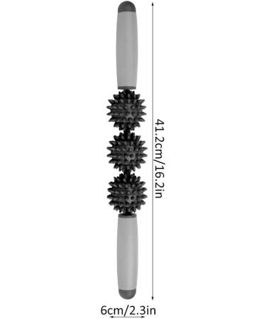 Amonida PVC + ABS Hedgehog Balls Muscle Roller - 194.5g Anti-Cellulite Gym Massage Roller for Feet & Body - Buy Online on GoSupps.com