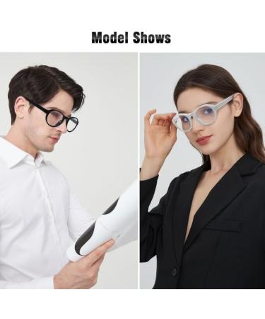 Suertree Foldable Reading Glasses - Blue Light Filter Portable 2.5x Optics for Men & Women - Includes Case - Buy Online on GoSupps.com
