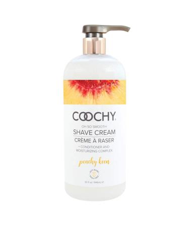 Classic Brands LLC 74037: Coochy Shave Cream Peachy Keen 32 fl.oz 32 Fl Oz (Pack of 1)