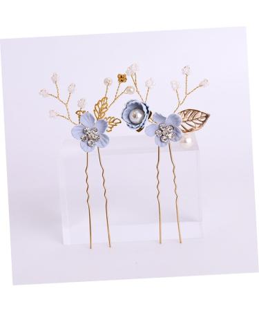 FRCOLOR 1 Set of 4 Comb Insert Rhinestone Headdress Hair Accessories with Flowers Floral Hair Accessories Comb for Touping Hair Bridal Wedding Hair Comb Set Rhinestones Child - Buy Online on GoSupps.com