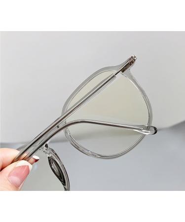 Anti Glare Blue Light Blocking Reading Glasses for Men & Women - Cute Flat Light Mirror Design +0.00 Black - Buy Online on GoSupps.com