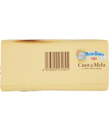  Mulino Bianco Pack of 6 Mulino Bianco Cuor di Mela butter biscuits with apple marmalade 300g - Buy Online on GoSupps.com