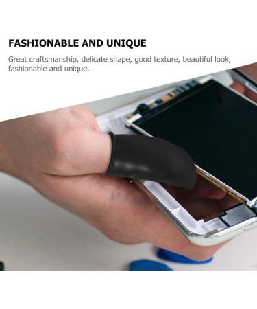 DOITOOL 100pcs Anti-Static Finger Cots - Silicone Finger Protectors for Hot Glue & Daily Use - Small Finger Covers & Rubber Crimping Accessories - Buy Online on GoSupps.com