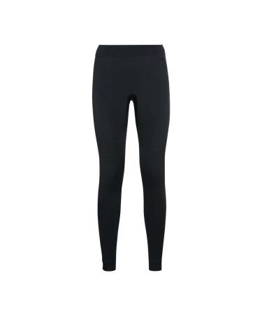 Odlo Women's Leggings Bl Bottom Long Performance Warm Eco S Black - New Odlo Graphite Grey