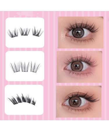 Dorolab Dorolab Lashes Dorolab Eyelashes Dorolab Self Adhesive Eyelashes Dorolab Glue Free Eyelashes for Eyelash Extensions No Glue Needed (Style E) - Buy Online on GoSupps.com