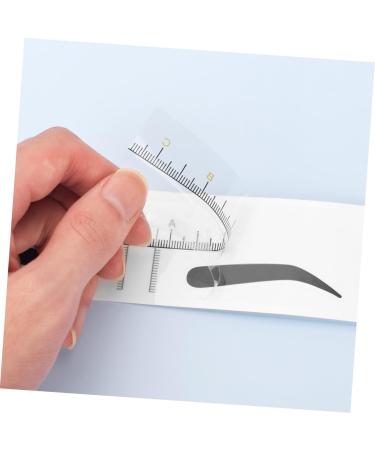  Yardenfun Yardenfun 10 Pieces Yellow Disposable Eyebrow Rulers PVC with Clear Symmetrical Eyebrow Stencils for Easy Eyebrow Makeup for Women Beginners - Buy Online on GoSupps.com