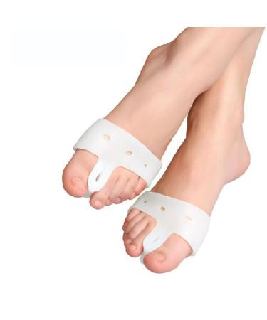 Bunion Pads Metatarsal Foot Pain Relief Gel Bunion Protector Corrector White
