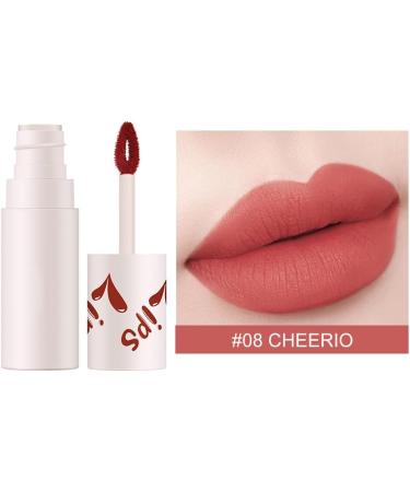 drburpily Matte Lipstick Long Lasting Smudge Resistant Blusher Lip Mud Makeup for Dual Use Type 8 - Buy Online on GoSupps.com