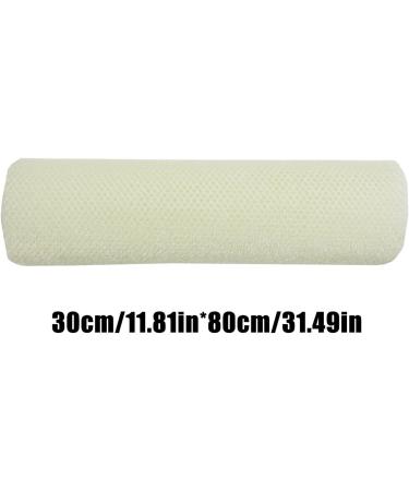 Ruoptree African Net Sponge African Mesh Cloth Net Scrubber Bath Towel - Elastic Bath Sponges Dead Skin Removal for Women & Men Daily Use White - Buy Online on GoSupps.com