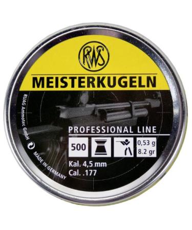 RWS Meisterkugeln .177 Caliber Pellets, Competition 8.2G, 500 count