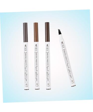 FOMIYES 12 Pcs Waterproof Brow Pencil Waterproof Eyebrow Pen Eyebrow Pencil Tool Miss No Smudge 1 count (Pack of 1) As Shownx3pcs - Buy Online on GoSupps.com