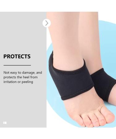FOMIYES Cleats Football - Neoprene Heel Guard Protectors for Plantar & Cracked Heels (2 Pairs) | Free International Shipping - Buy Online on GoSupps.com