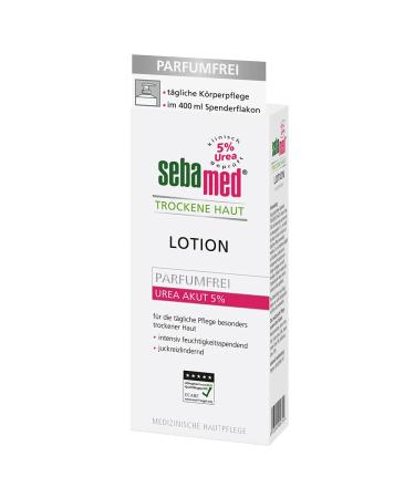 Sebamed Urea 5% Lotion 400ml - Moisture Lotion for Dry Skin Perfume-Free with Sweet Almond Oil for Men & Women - Buy Online on GoSupps.com