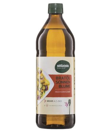 Naturata organic frying oil sunflower 'high oleic' deodorized (2 x 750 ml)