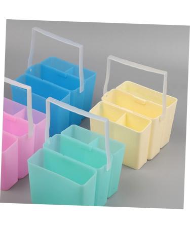 VILLCASE Art Brush Washer - Portable Foldable Paint Brush Tub & Water Basin for Artists | 12x11CM Beige - Buy Online on GoSupps.com
